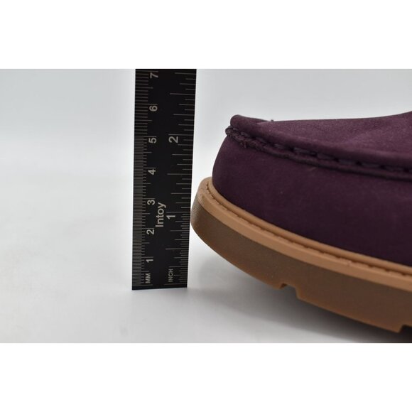 Sperry Womens Size 10 Wells Purple Leather Nubuck Slip On Boat Shoes - Picture 10 of 13
